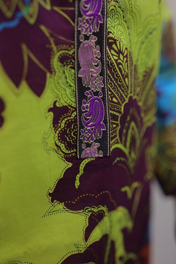 Khush Rang | 1Pc Lawn Kurti - Musa & Mani